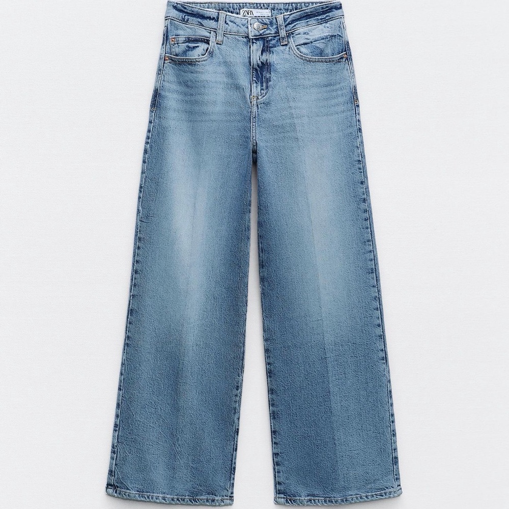 High rise straight jeans with darts